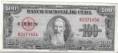 Kuba 100 Pesos 1954 stav F (B237185A)	